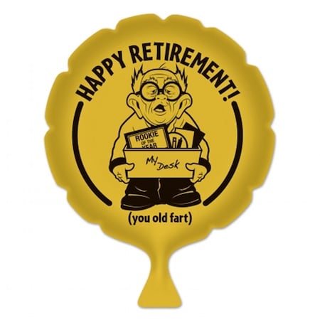 Happy Retirement Whoopee Cushion, 6PK